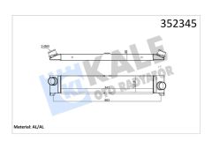 İNTERCOOLER DUCATO 2.3 JTD 06-KALE 352345-1340763080