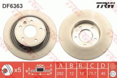 ARKA FREN AYNASI 16 INÇ ASTRA J 09 ZAFIRA C 11 CRUZE 09 268.5x12x5DL DOLU 569075-TRW DF6363-95527033-13502137-13502138-569071