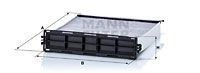 POLEN FILTRESI MERCEDES W177 W247 C118 X118 H247 KARBONLU-MANN CUK28013-A2478300800