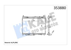 RADYATÖR AL/PL/BRZ B-MAX-ECOSPORT-FIESTA VI-TRANSIT COURIER 1.0-KALE 353880-1768105-1778265-2029178-C1B18005AA