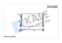 RADYATÖR FIESTA V-FUSION 1.6TDCI AC KLİMASIZ MEK 593x379x26-KALE 354260-ME5S6H8005AD-5S6H8005AC-1344810