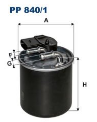 YAKIT FILTRESI MERCEDES OM651 W639 W447 W470 B906 B907 B910-FILTRON PP840.1-A6510903152