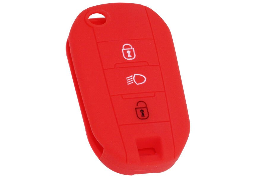 KONTAK ANAHTAR KUMANDA KORUYUCU KILIF SİLİKON KIRMIZI CITROEN C5-AIRCROSS-AFT HMA024-K-HMA024-K
