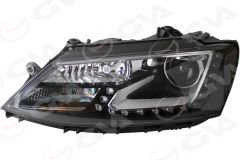 FAR LEDLİ DS5 AMPULLU MERCEKLİ MOTORLU SOL JETTA 15-17-GVA 9108413-5C7941751E