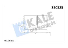 KLIMA RADYATORU KONDANSER FIESTA FUSION 1.25 1.4 1.6 1.4TDCI 02 08 MAZDA 2 125 1.4-KALE 350585-2S6H 19710 BB-5S6H 19710 BB