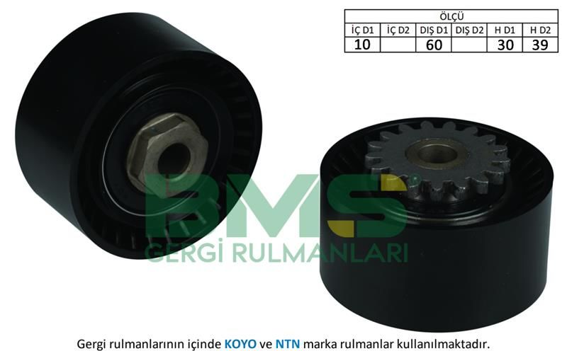 ALTERNATÖR GERGİ RULMANI CLIO III-TWNG II 1.2 16V 4DF BENZİNLİ 06-BMS 308-8200769155