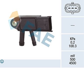 DPF SENSOR VOLVO C30 10 15 C70 10 13 S40 II 10 12 S60 II 10 14 S80 II 10 V50 10 12-FAE 16146-31370160