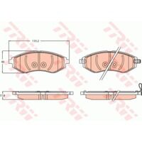 ÖN BALATA CHEVROLET KALOS 02 AVEO 05-TRW-94566892