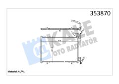 KLIMA RADYATORU KONDENSER FORD B MAX FIESTA VI 12 1.0 ECOBOOST-KALE 353870-C1B119710DB-1819980-1856010
