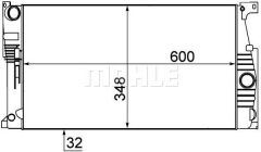 MOTOR SU RADYATORU BMW N47 N13 B47 F30 F20 F22 F32 F34 F36 PREMIUM LINE-MAHLE-17117600516-17118672102