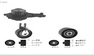 TRİGER SETİ DEVİRDAİMLİ FIESTA FUSION 02 08 1.4 TDCI C2-C3-NEMO-BIPPER-206-307 1.4 HDİ EURO 4 02 144 DİŞ 2S6Q8A615AB-2S6Q8591BA-GATES KP15587XS-2S6Q8B596AB-1609524980-0831.T3