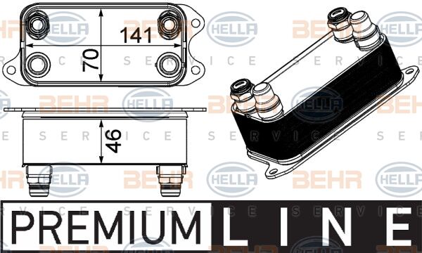 SANZIMAN YAG SOGUTUCUSU MERCEDES W204 W212 C218 X218 R172-MAHLE-A0995002300