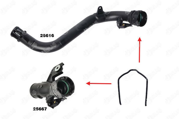 TURBO BORUSU SEKMANI NISSAN JUKE-NV200 1.5DCI 12-IBRAS-144601FE0C