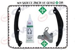 EKSANTRİK ZİNCİR SETİ GOLF5/6-JETTA-PASSAT-SCIROCCO-A3-LEON 1.6 FSI BLF - 1.4 TSI CAXA-BMY-BLG-GVA-03C198119-03C109158A-03C109507AH