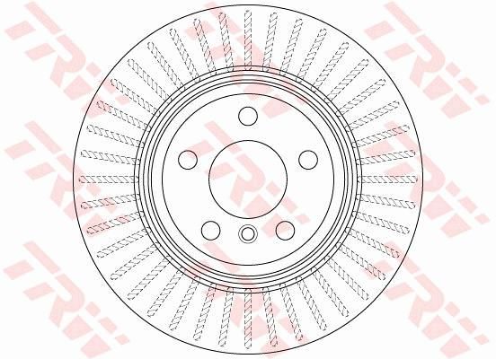 FREN DISKI ARKA ADET BMW F30 F32 F33 F34 F36-TRW DF6512S-34216864899