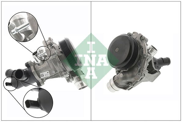 DEVIRDAIM POMPASI MERCEDES OM651 W176 W246 C117 X156 TERMOSTATLI-INA 538073110-A6512000501-A6512000715