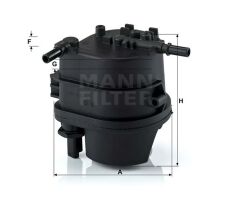 YAKIT FİLTRESİ MÜŞÜRLÜ BIPPER-NEMO-P307-P207-P206-C3-C2 1.4 HDI-FUSION-FIESTA 1.4TDCI-MANN WK939-1901.99-1901.68-1901.84-1901.70