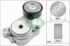 ALTERNATÖR GERGİ RULMANI GOLF5/6-JETTA-PASSAT-SCIROCCO-TIGUAN-A3-LEON 1.4TSI 04-10 BLG-BMY-CAVA-INA-03C145299M