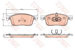 ÖN FREN BALATASI ZAFIRA LIFE 19 VIVARO C 19 JUMPY III 16 EXPERT 16 TOYOTA PROACE 16 304 mm-TRW GDB2169-1613260780-1680791780-1678168280