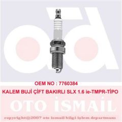 BUJİ OE014/T10 KALEM BUJİ ÇİFT BAKIRLI SLX 1.6 ie-TMPR-TİPO RC7YCC/PC021-CHAMPION-7760384