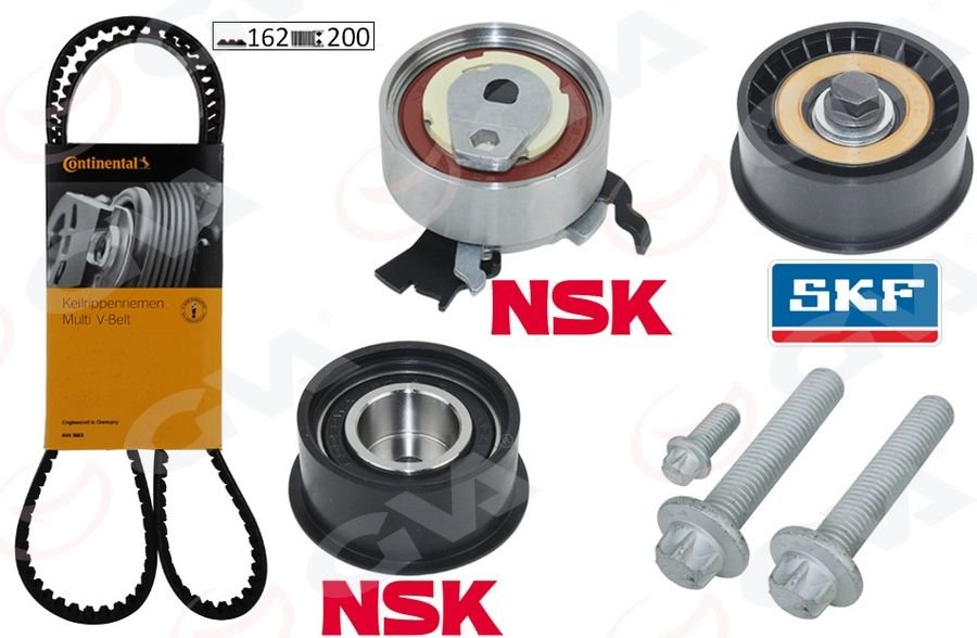 EKSANTRİK GERGİ KİTİ 162x200 ASTRA G-CORSA C-VECTRA C-MERIVA A-ZAFIRA A 1.4-1.6-1.8 16V Z16XE-Z14XE-GVA-1606281-93183572-1606189-93174119