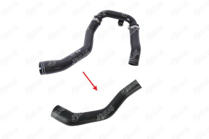 TURBO HORTUMU BÜYÜK METAL BORU HARİÇ FIAT LINEA 1.3 JTD-1.4 16V TURBO 07-IBRAS 15413-51883503