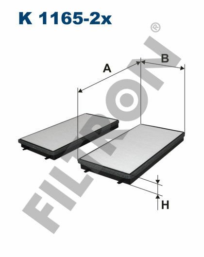 POLEN FİLTRESİ BMW 7 E65/E66 740 D 258HP 09/02-04/05-FILTRON K1165-2X-64116921018-64316904638