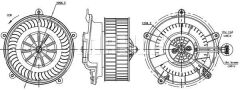KALORIFER MOTORU BMW E65 E66 03 07 12V-MAHLE AB17000S-64116913401