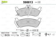 FREN BALATASI ARKA MERCEDES ML-CLASS W163 98 05-VALEO-A1634201420