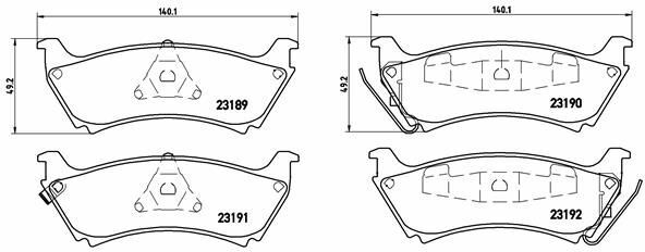 FREN BALATASI ARKA MERCEDES ML-CLASS W163 98 05-VALEO 670443-A1634200420