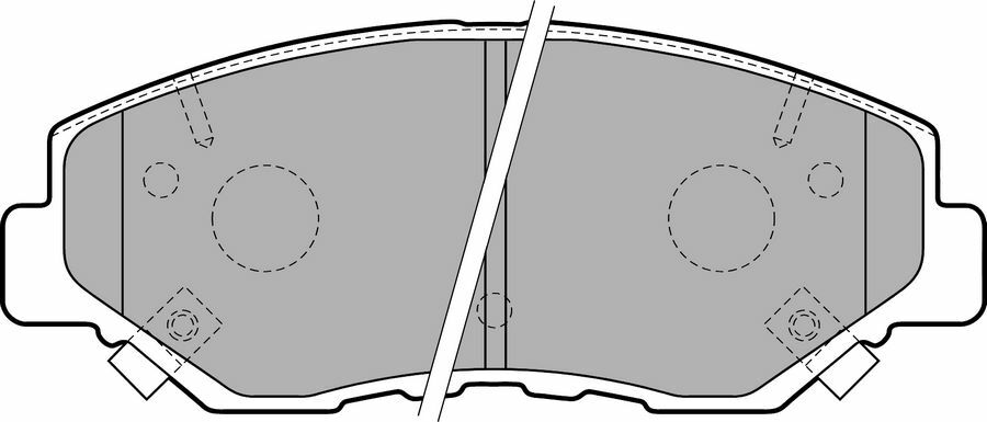ÖN BALATA HONDA CRV I-II-III 2.0 2.2 99-06 GDB3325-DELPHI-45022S9AA01-45022S9AE50-WVA23856