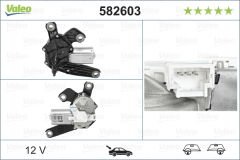 SİLECEK MOTORU ARKA CITROEN C2 09/03 01/10 . C3. C3 II 04/02 01/11 . C4 11/04 01/11 ; PEUGEOT 3-VALEO-6405J9-6405-J9