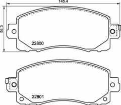 ÖN DİSK FREN BALATASI SUBARU IMPREZA 1.6/2.0 10/16-VALEO-26296FL040