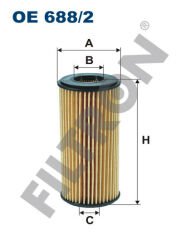 YAĞ FİLTRESİ A3-A4 1.8 TFSI 2012 A5 1.8 TFSI 07 Q5 2.0 TFSI 2012-FILTRON OE688.2-06L115562-06L115466