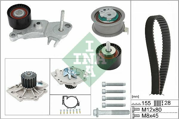 TRIGER SETI KİT DEVİRDAİMLI VOLVO S60 13 15 S80 -S90 II 16 V40 V60 V90 16 XC60 13 XC90 14 V70 III 15-INA 530076230-31316579-31375848-31460868