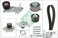TRIGER SETI KİT DEVİRDAİMLI VOLVO S60 13 15 S80 -S90 II 16 V40 V60 V90 16 XC60 13 XC90 14 V70 III 15-INA 530076230-31316579-31375848-31460868