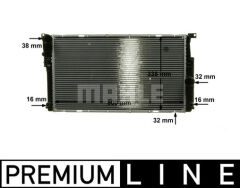 MOTOR SU RADYATORU BMW B38 N20 N26 N55 F20 F30 F32 F34 F36 F22 F80 F82 PREMIUM LINE-MAHLE-17118672104-17117618807-17118672095