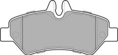 FREN BALATASI ARKA MERCEDES SPRINTER B906 06 . VW CRAFTER 30-35-50 TEK TEKER-VALEO 670728-A0044206920-2E0698451
