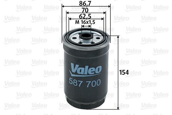 YAKIT FİLTRESİ ASTRA-CORSA-VECTRA-BOXER-DUCATO1.7-1.9-2.4-2.5D--VALEO 587700-1902138-1930010-813041