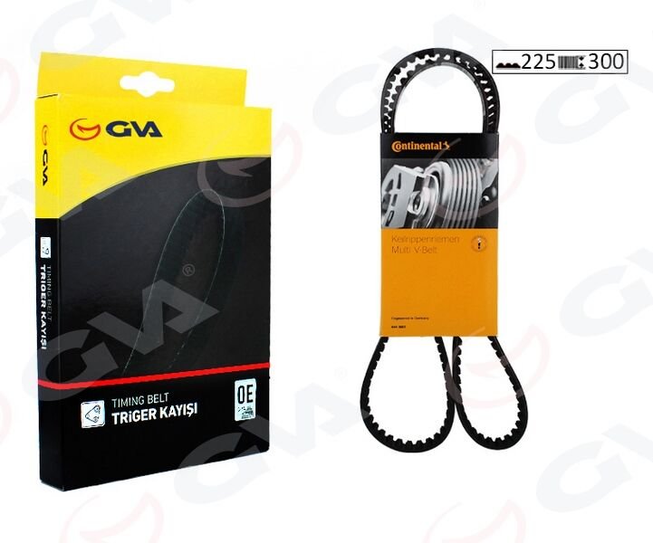 TRİGER KAYIŞI 225x300 OPEL VECTRA B-OMEGA 2.5-2.6-3.2 24V X25XE -SIGNUM 3.2DGI 03-07 SAAB-GVA 58225300-9128500-5636354