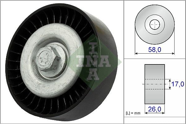 KAYIS GERGI RULMANI MERCEDES W169 W245-INA 532066910-A2662020419