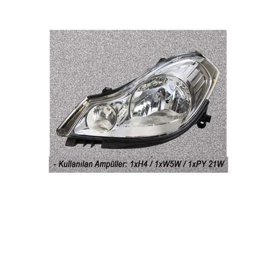 FAR SOL RENAULT SYMBOL II 08 ELEKTRİKLİ MOTORLU H4-AYFAR 202285-7701070630-260606079R