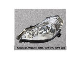 FAR SOL RENAULT SYMBOL II 08 ELEKTRİKLİ MOTORLU H4-AYFAR 202285-7701070630-260606079R