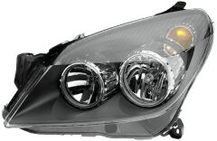 SAĞ FAR ASTRA H 03/04 TANIM GW / ELEKTRİKLİ H7 H1 SİYAH-HELLA 1EG270370321-93178636-1216562-93190387