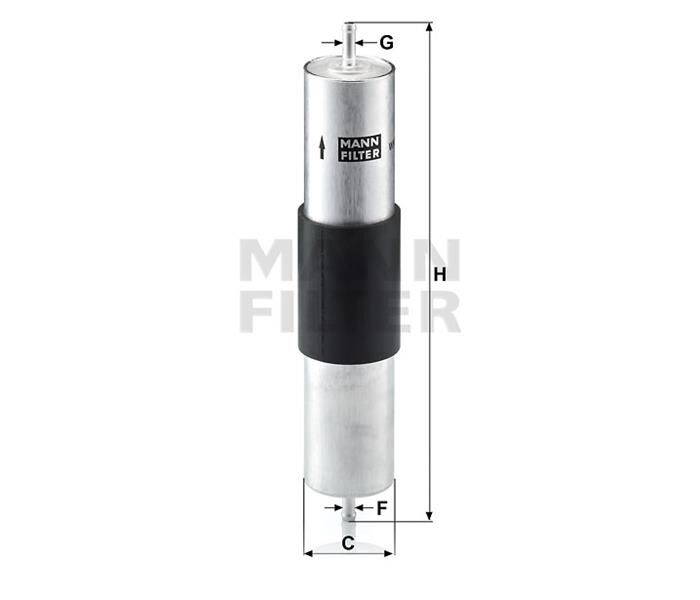 YAKIT FILTRESI BMW M42 M43 M50 M52 E36 E46 E39 E38 E31-MANN WK516.1-13321740985-13321702632