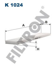 POLEN FİLTRESİ FORD GALAXY 95-00 SHARAN 95-00 ALHAMBRA 96-10 1.9TDI- 2.0İ-2.8İ V6-FILTRON K1024-7420372-7M0819638A