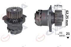 DEVİRDAİM LADA SAMARA 88-99 BA 2108 VEGA 1.5-1.5 16V-16 95-12-GVA-21081307010-21091307010