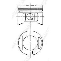 MOTOR PİSTON SEGMAN 0.40 GRANDE PUNTO 1.2-YENMAK 31-04268-040-55197261