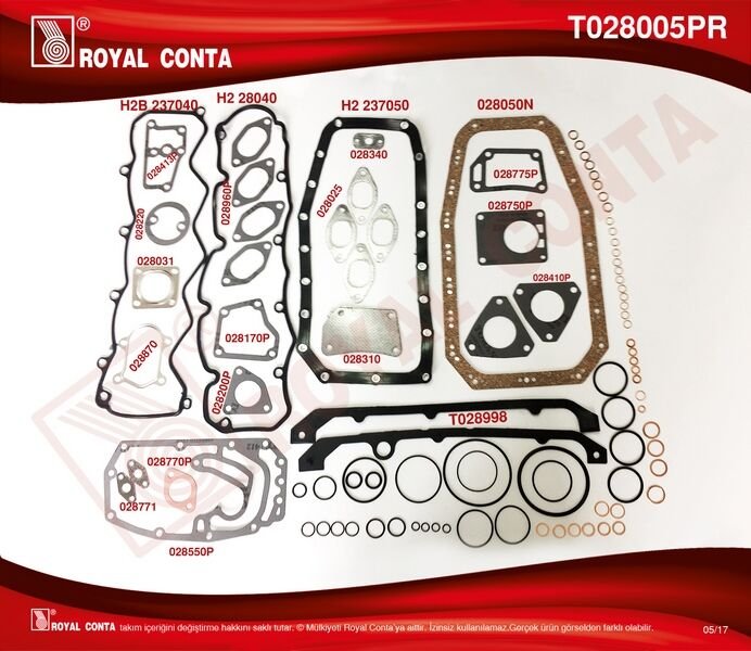 YARIM TAKIM CONTA SKC SİZ MASTER 2.5-2.8 DTI-IVECO DAILY-ROYAL T028005PR