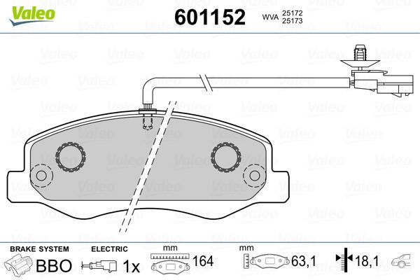 ARKA BALATA MASTER 3-MOVANO B 2.3CDI-CDTİ 10 ÇİFT TEKER -KARSAN JEST-VALEO 671152-440600866R-4421289